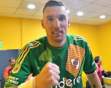 Desafiante gesto de Armani a los hinchas de Boca tras el triunfo en el Superclásico