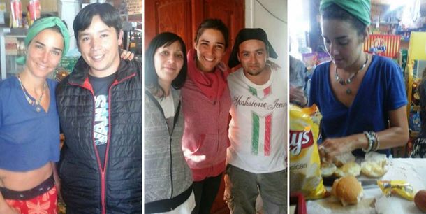 Las vacaciones hippies de Juanita Viale en la Patagonia