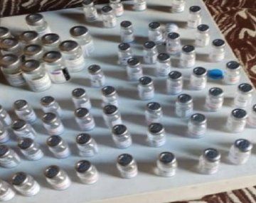 Encontraron 65 frascos de vacunas para el covid en un operativo narco