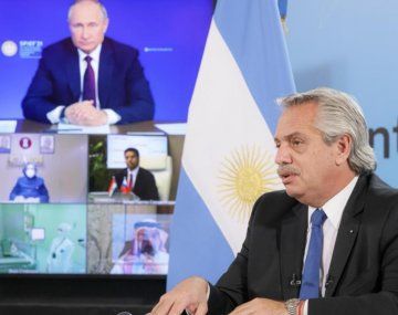 Alberto y Putin anunciaron el inicio de la producción de la vacuna Sputnik V en la Argentina