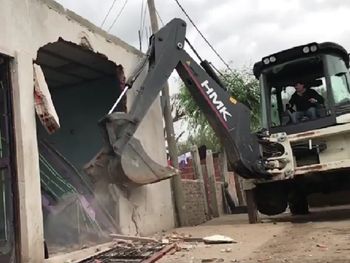 Demolieron un búnker narco en Ingeniero Budge