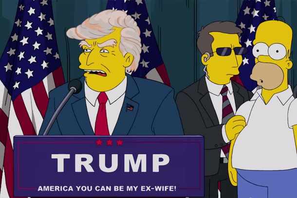 Donald Trump en Los Simpson