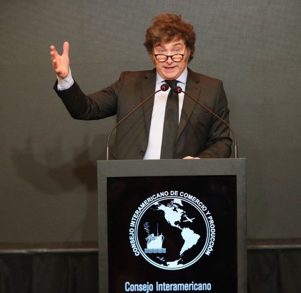 Una por una, las principales frases de Javier Milei frente a los empresarios del CICyP