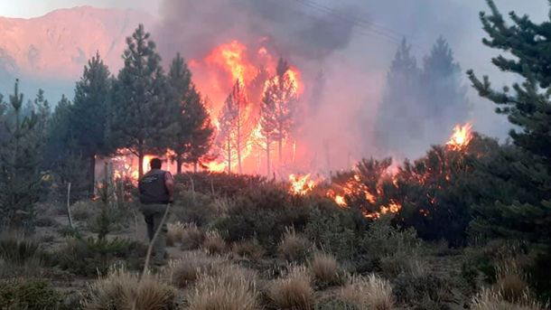 Incendios forestales en El Bolsón