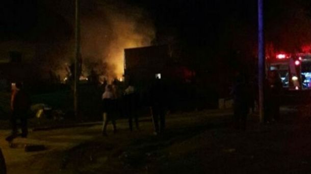 Así se prendió fuego la vivienda