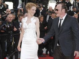 Quentin Tarantino y Uma Thurman blanquearon su romance en la alfombra roja