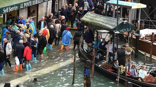 Venecia, bajo el agua: conmovedoras imágenes de una ciudad sacudida