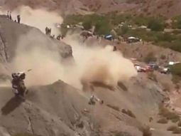 El tremendo vuelco de Carlos Sainz El tremendo vuelco de Carlos Sainz