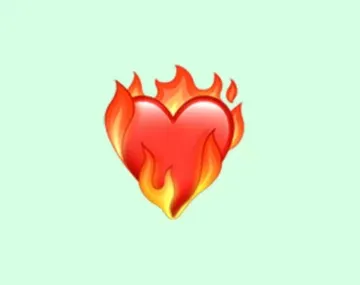Qué significa el emoji del corazón en llamas en WhatsApp