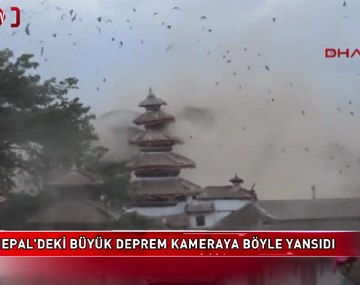 Turista filmó el momento exacto del terremoto