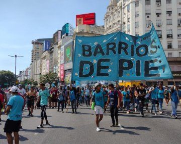 Corte total en la 9 de julio por manifestación
