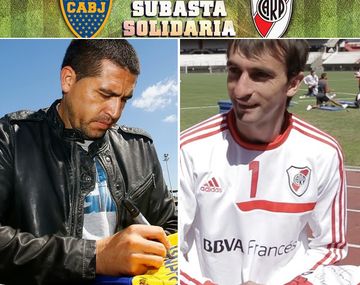 Superclásico: subastan camisetas firmadas de Boca y River por una causa solidaria