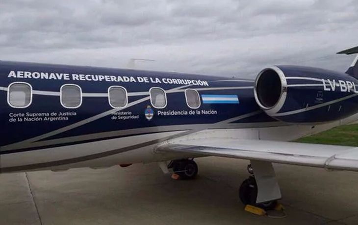 Aeronave recuperada de la corrupción