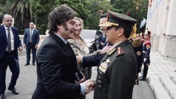 Javier Milei y Carlos Presti. Javier Milei y Carlos Presti.