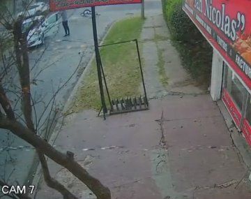 El accidente de El Noba quedó grabado en las cámaras de seguridad