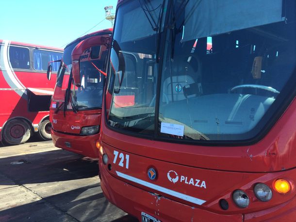 Retiran de servicio ocho colectivos de la línea Plaza