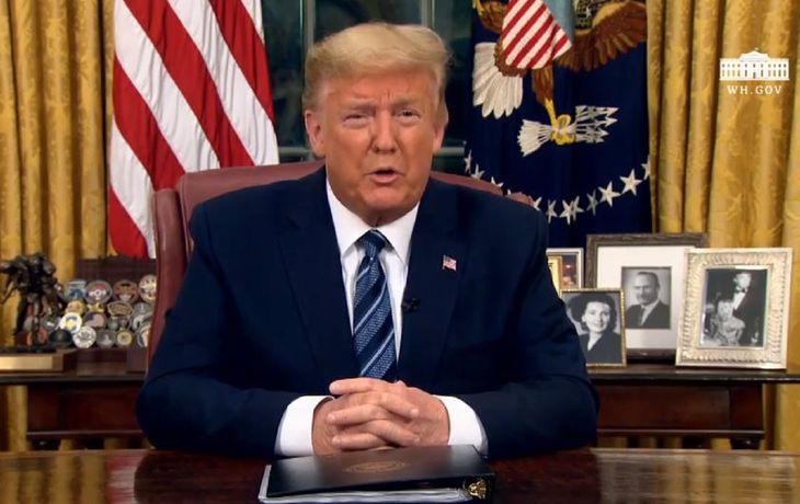 Trump cerró por 30 días las fronteras para los que lleguen de Europa