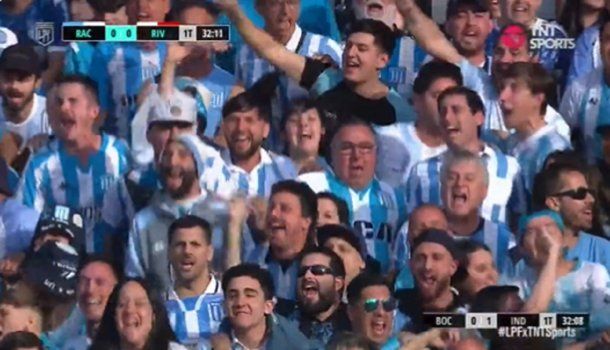 VIDEO: Así gritó Racing el gol de Independiente