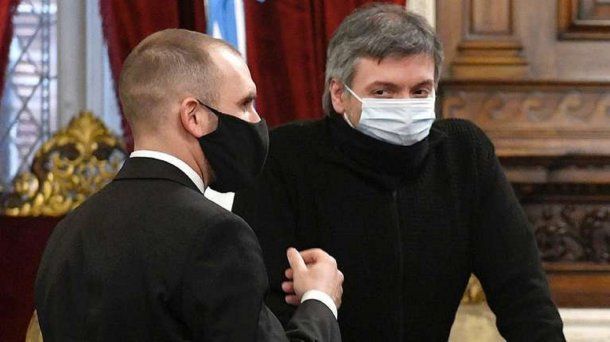 Martín Guzmán y Máximo Kirchner