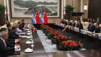 en inicio de su agenda en china, macri se reunio con xi jinping en inicio de su agenda en china, macri se reunio con xi jinping