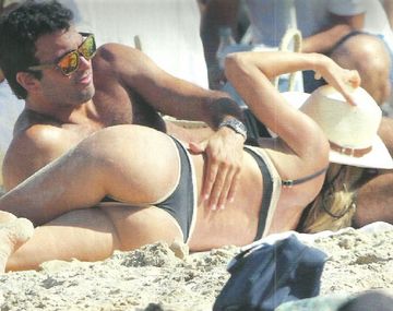 Sofía Zámolo y su novio