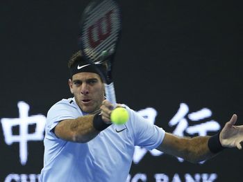 Del Potro tuvo que trabajar mucho para superar a Basilashvili en Shanghai
