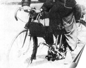 Che Guevara en bicicleta