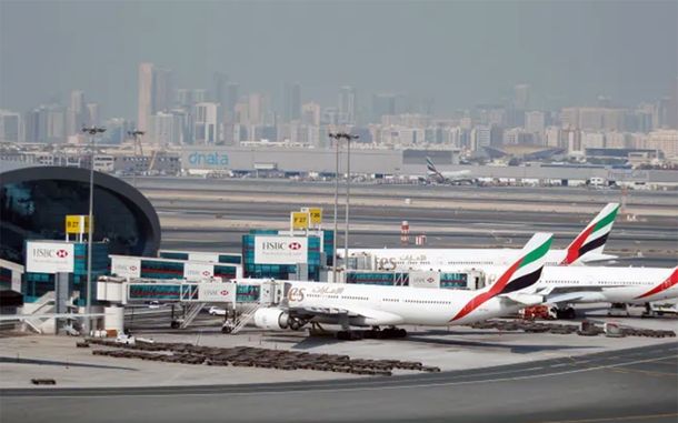 Aeropuerto de Dubái.&nbsp;