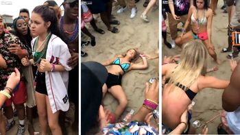 Brutal pelea entre dos chicas en Texas Brutal pelea entre dos chicas en Texas