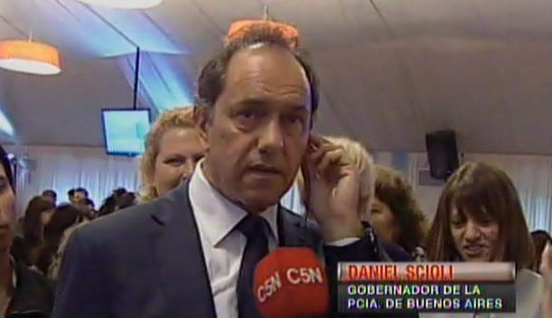 Daniel Scioli: No dudo de la honorabilidad de Lorenzetti