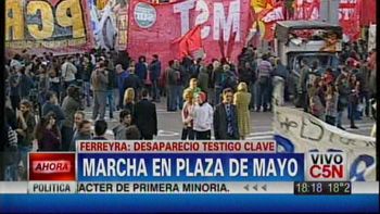 marcharon a plaza de mayo por la desaparicion de severo marcharon a plaza de mayo por la desaparicion de severo