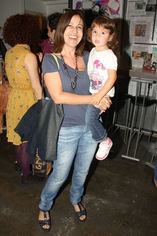 Mercedes Morán llevó a su nieta al teatro