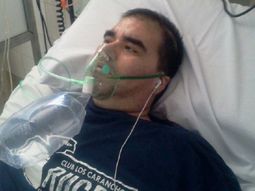 El hombre se encuentra en grave estado