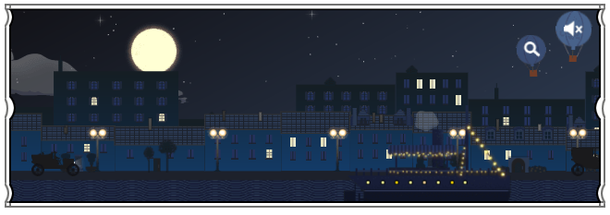 Google rinde homenaje a Debussy con un doodle musical