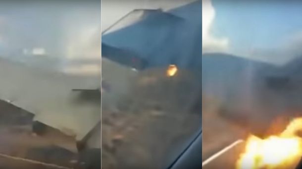 Así fue el accidente del avión en Sudáfrica