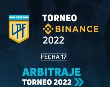 Los árbitros de la fecha 17 de la Liga Profesional