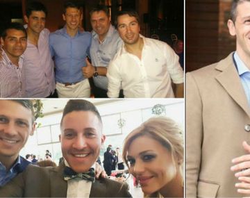 El casamiento íntimo de Evangelina Anderson y Martín Demichelis