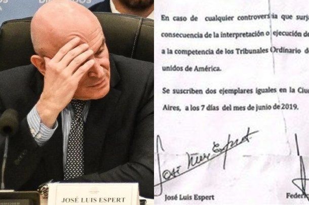 Escala el escándalo: apareció un contrato por 1 millón de dólares entre José Luis Espert y Fred Machado