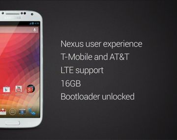 Google anuncia el Samsung Galaxy S4 Google Edition