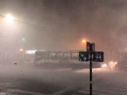 Después de la ola de calor llegaron las lluvias y diluvió en La Plata