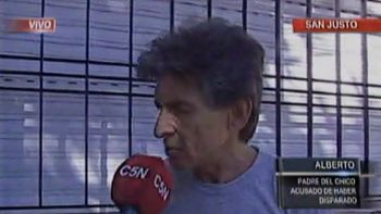 lastimaron a mi hijo, dijo el padre del acusado de matar a un policia lastimaron a mi hijo, dijo el padre del acusado de matar a un policia