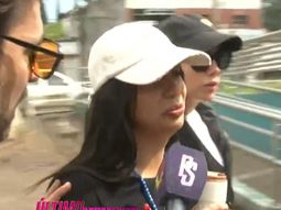 Visiblemente angustiada, Daniela Celis habló de Thiago Medina a la salida del hospital: Al dios que crean...