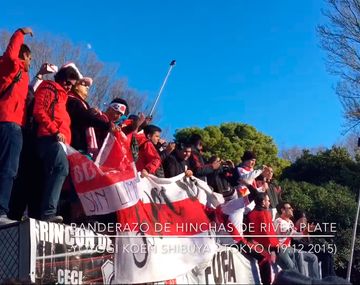 El multitudinario banderazo de River