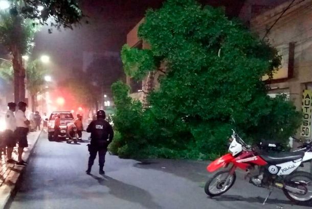 El temporal de viento también sacudió a Santiago del Estero