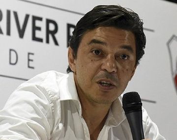 Marcelo Gallardo, en conferencia de prensa