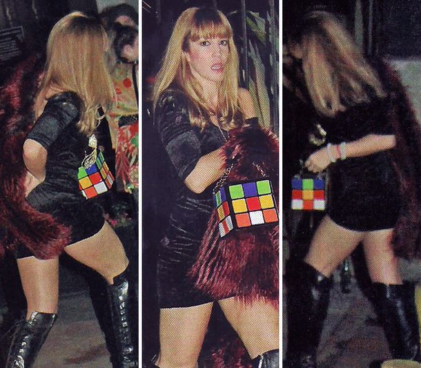 Las fotos de Miriam Lanzoni sóla y provocativa en la noche porteña