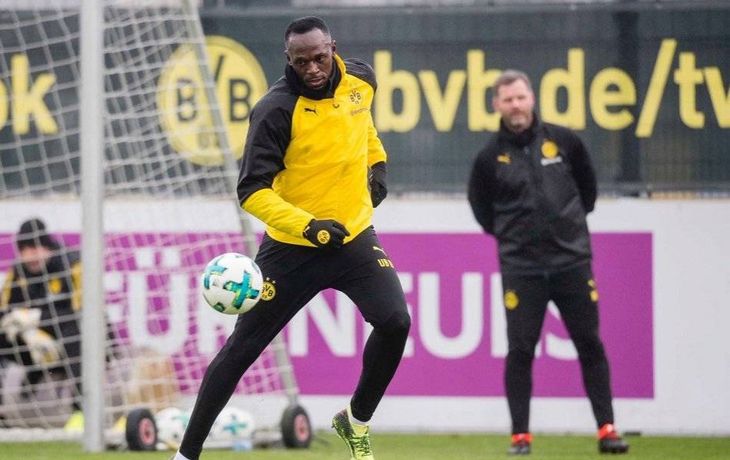 Usain Bolt en el Borussia Dortmund