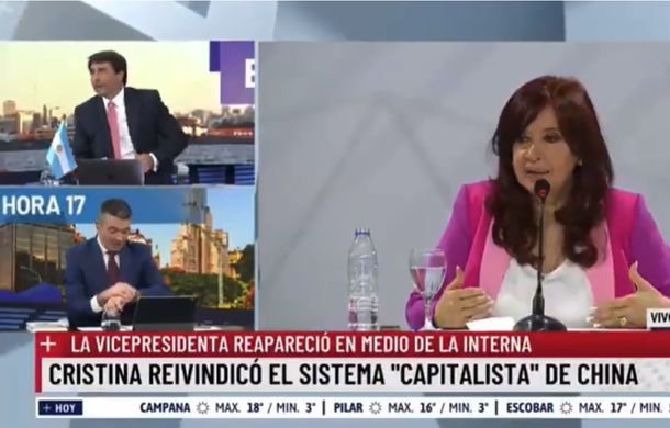 Pablo Rossi, cordobés macrista de LN+, molesto porque todos los canales transmitieron a CFK