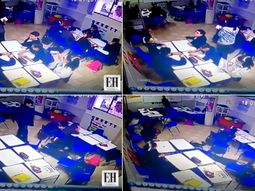 El momento del ataque del alumno de Monterrey El momento del ataque del alumno de Monterrey