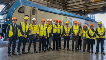 Autoridades del gobierno de Alemania supervisaron las obras del Ferrocarril Central, clave para las operaciones de UPM. Autoridades del gobierno de Alemania supervisaron las obras del Ferrocarril Central, clave para las operaciones de UPM.